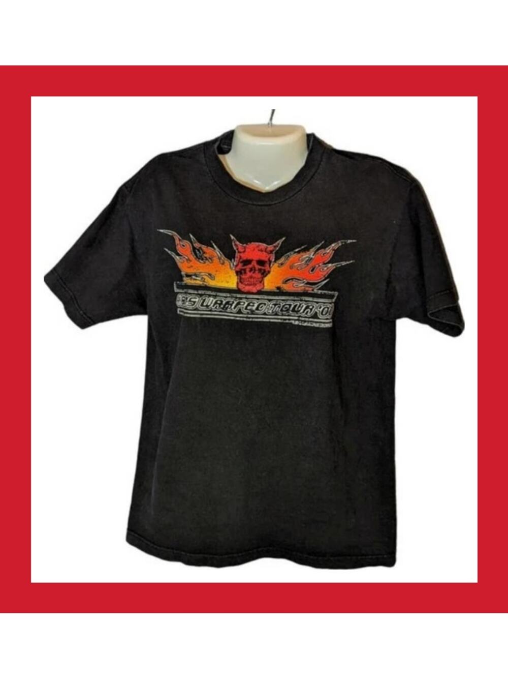 VTG 2004 Vans Warped Tour 10th Anniversary Tour Tee T-Shirt Punk Rock Mens M
